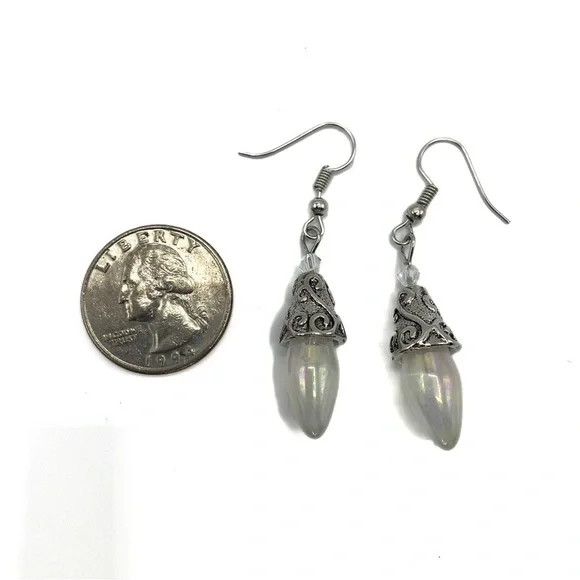 Boho festival vintage style dangle earrings - Picture 4 of 6